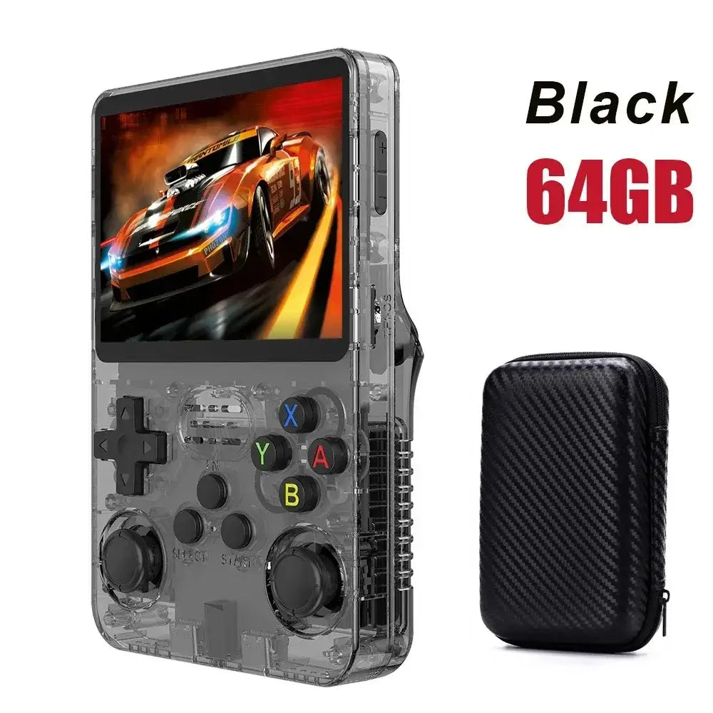 Portable Handheld Console (available with different colours and storage options) - 64G Black with bag - 9eight5