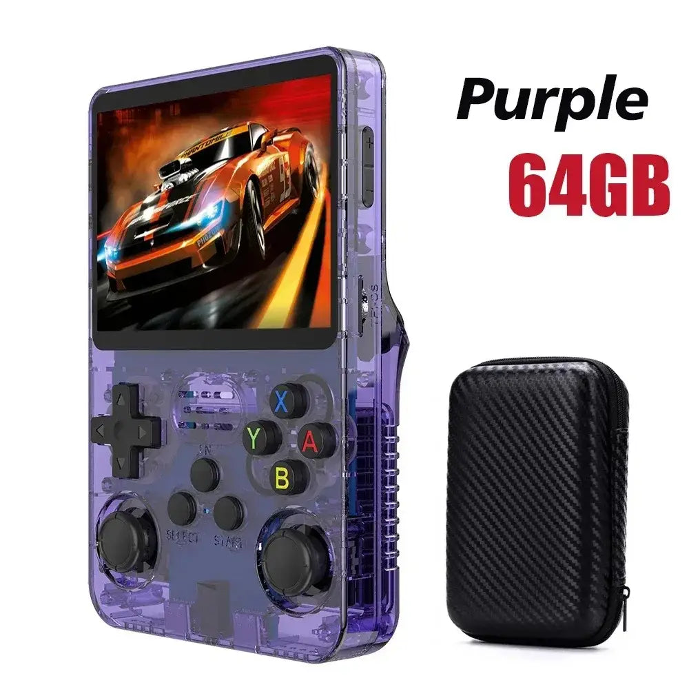 Portable Handheld Console (available with different colours and storage options) - 64G Purple with bag - 9eight5