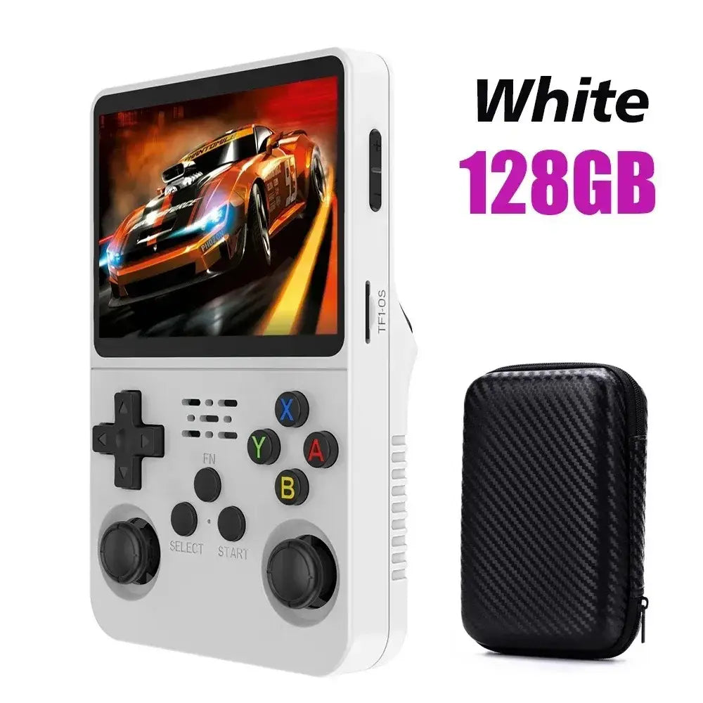 Portable Handheld Console (available with different colours and storage options) - 128G White with bag - 9eight5