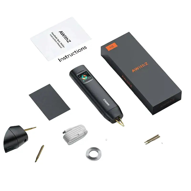 Portable Handheld Spot Welder for 18650 Batteries - H2 with welding pin / Welding Machine - HBC
