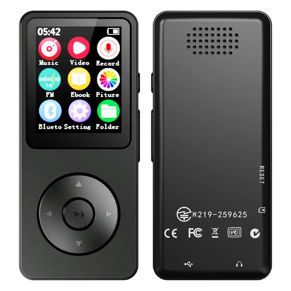 Portable MP3 Player With LCD Digital Display FM Radio Video Hifi MP3 Player E-books Support Bluetooth Lossless Music