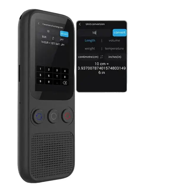 Portable Offline Language Translator (138 Languages) - Black / Language Translator - HBC