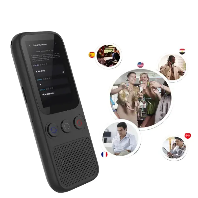 Portable Offline Language Translator (138 Languages) - Black / Language Translator - HBC