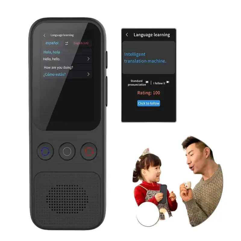 Portable Offline Language Translator (138 Languages) - Black / Language Translator - HBC