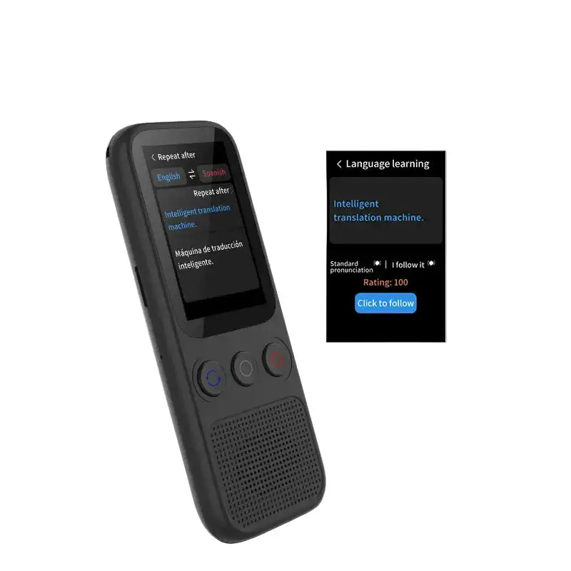 Portable Offline Language Translator (138 Languages) - Black / Language Translator - HBC