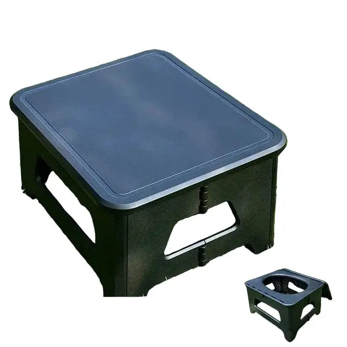 Portable Outdoor Camping Toilet Gadget - Black - 31.5x24.5x16.5cm / Mobile Toilet Equipment - SS