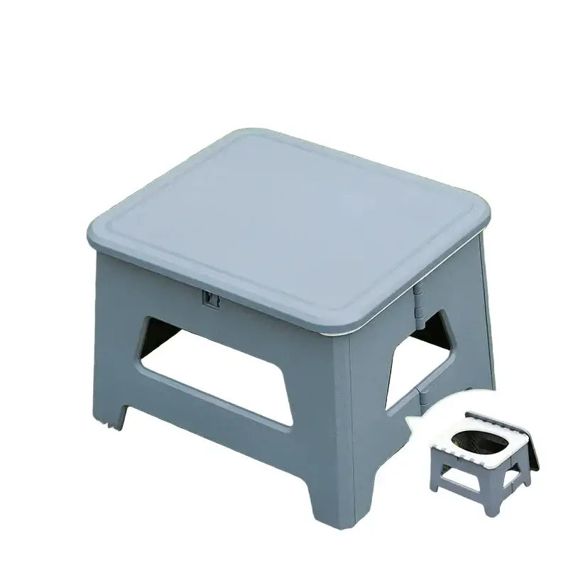 Portable Outdoor Camping Toilet Gadget - Grey - 36.7x32x26cm / Mobile Toilet Equipment - SS