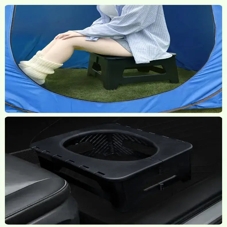 Portable Outdoor Camping Toilet Gadget - SS