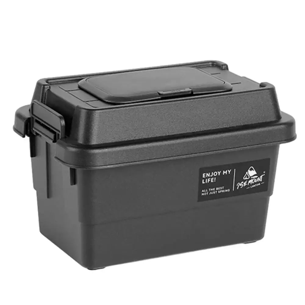 Portable Outdoor Tissue & Storage Box – 1.1L (3 colours available) - Black - SS