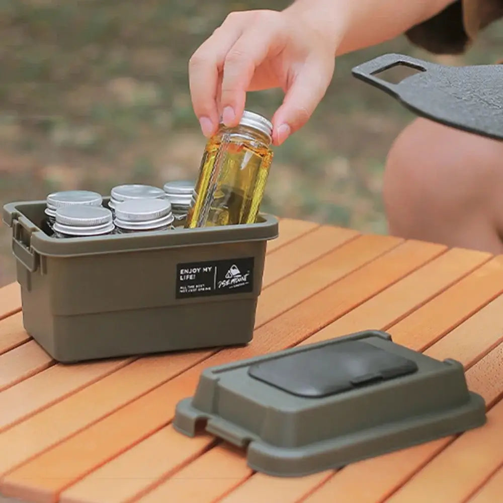 Portable Outdoor Tissue & Storage Box – 1.1L (3 colours available) - SS