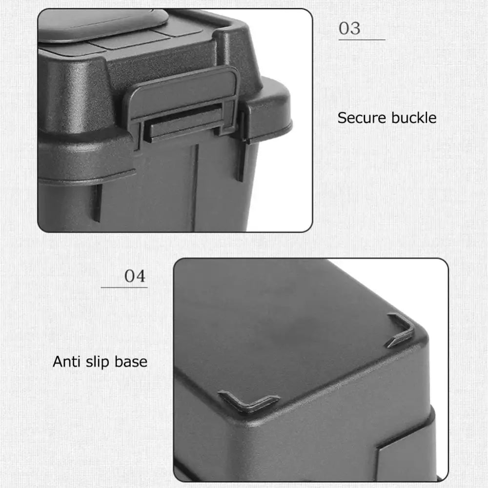 Portable Outdoor Tissue & Storage Box – 1.1L (3 colours available) - SS