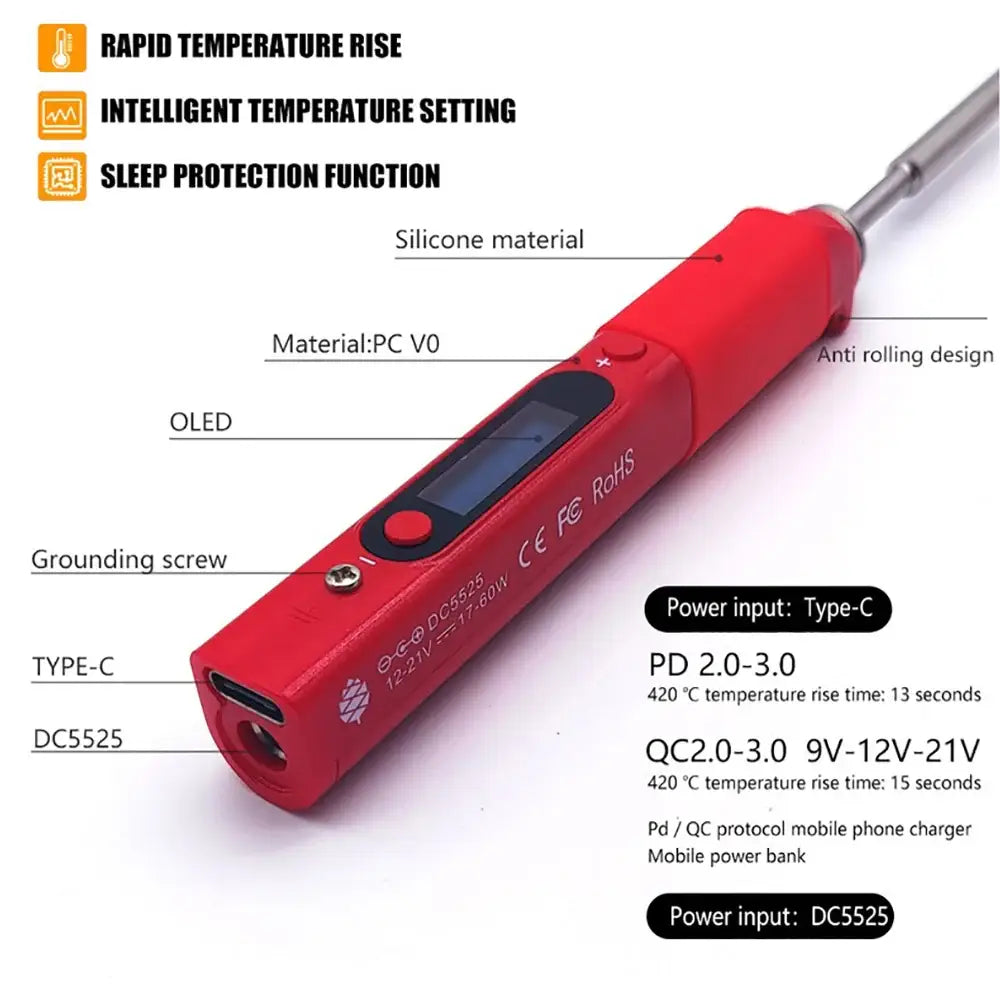 Portable Programmable Digital Soldering Station (different models available) - HBC