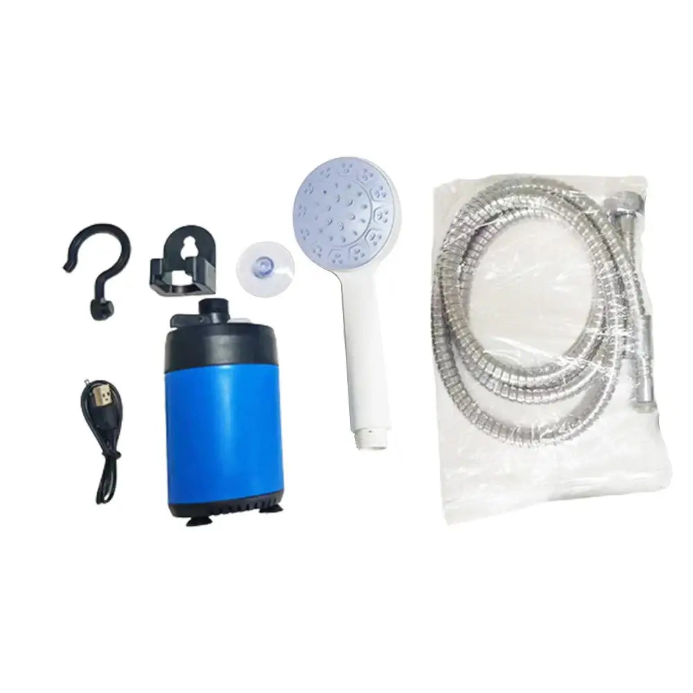 Portable Rechargeable Camping Shower (available in Black & Blue) - SS