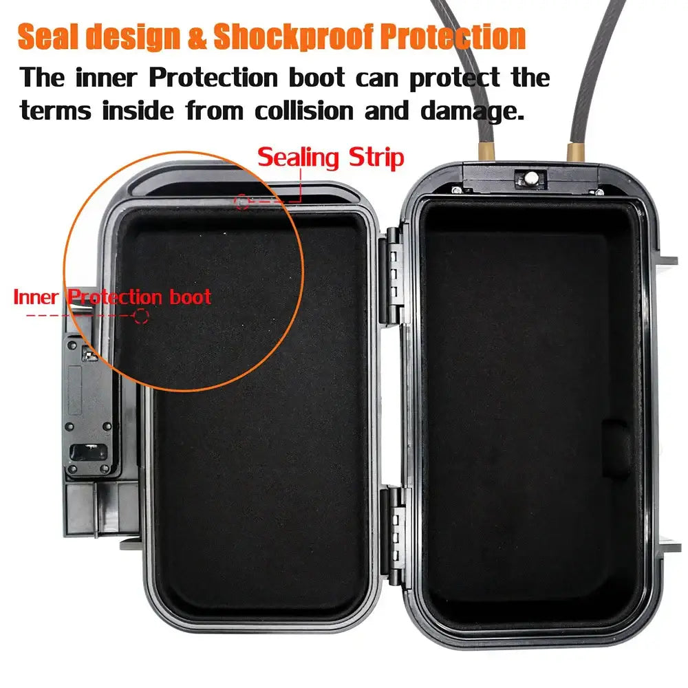 Portable Travel Safe Box – Waterproof Lockbox - SS