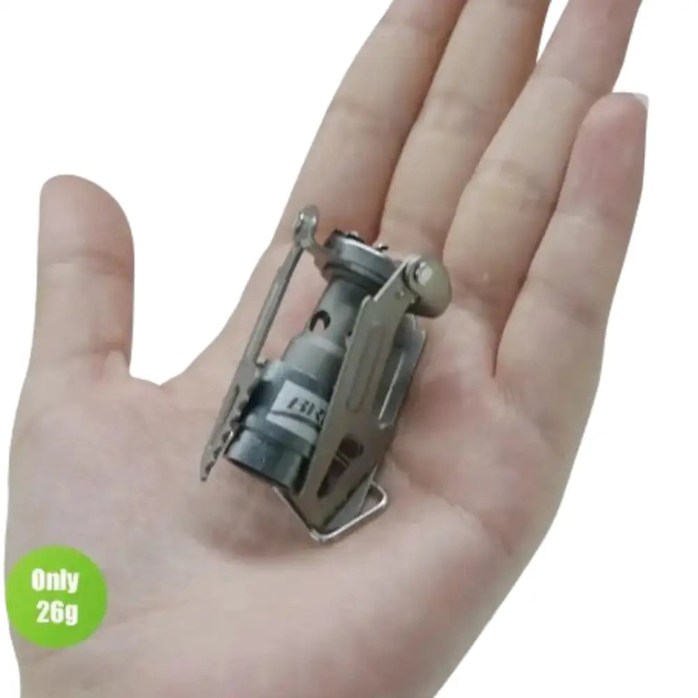 Portable Ultralight Gas Stove – Titanium Burner for Hiking & Picnic - SS