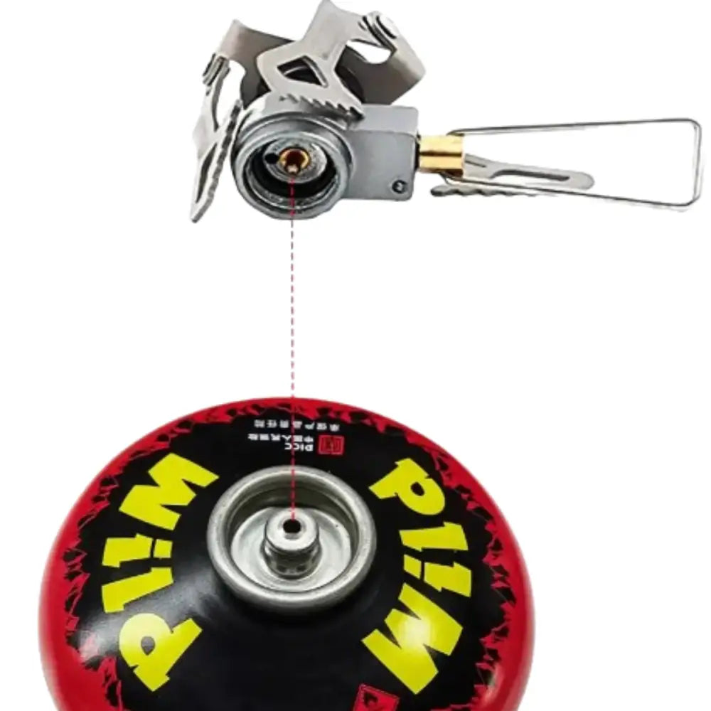 Portable Ultralight Gas Stove – Titanium Burner for Hiking & Picnic - SS
