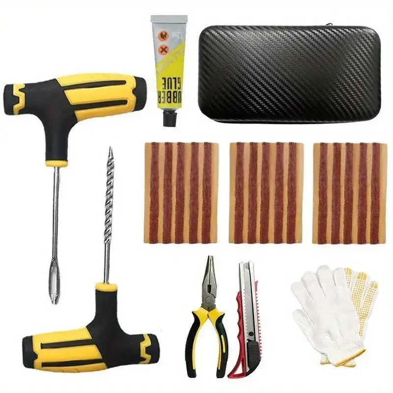 Portable Universal Tyre Emergency Repair Kit (4 types of set available) - B - HBC