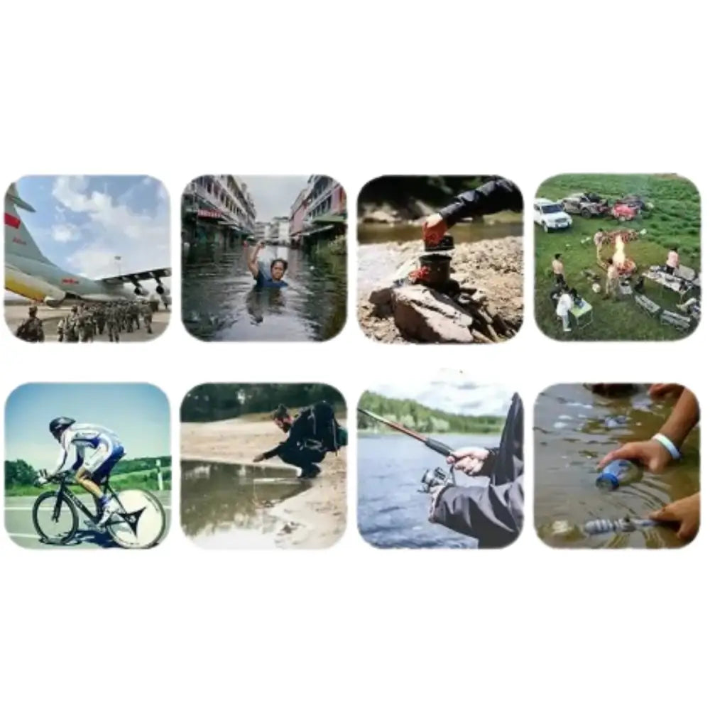 Portable Water Filter Straw for Camping & Emergency Survival - SS