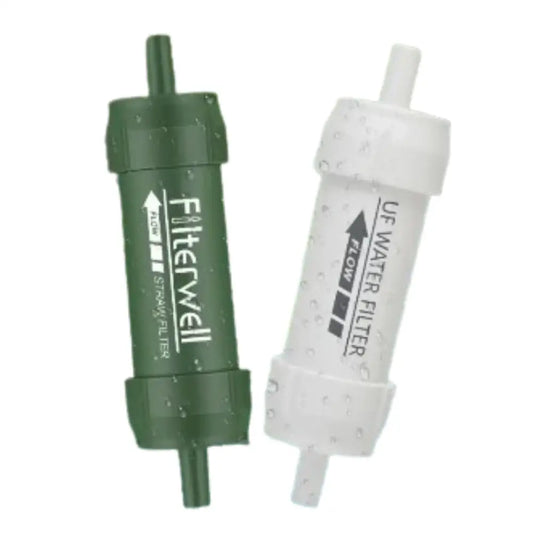 Portable Water Filter Straw for Camping & Emergency Survival - SS