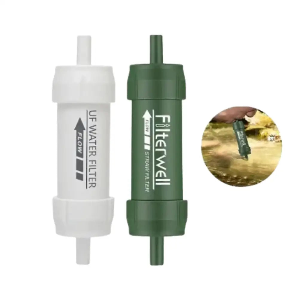 Portable Water Filter Straw for Camping & Emergency Survival - SS