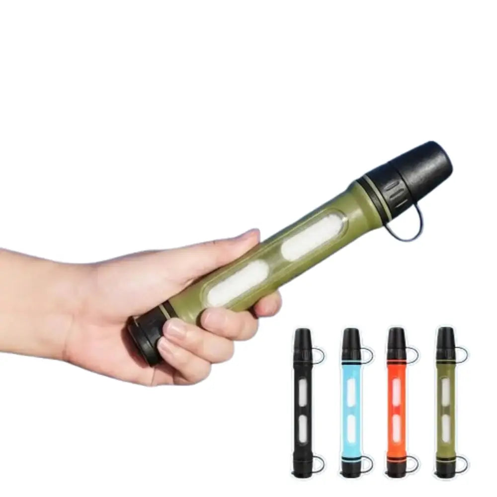Portable Water Filter Straw with 99.999% Filtration for Camping & Emergency