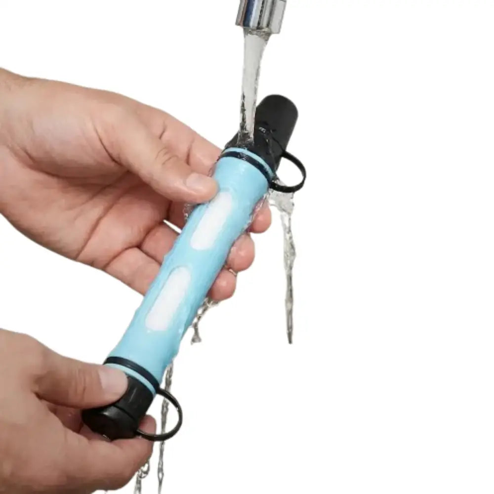 Portable Water Filter Straw with 99.999% Filtration for Camping & Emergency