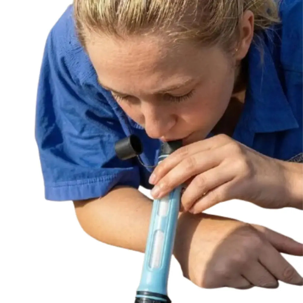 Portable Water Filter Straw with 99.999% Filtration for Camping & Emergency