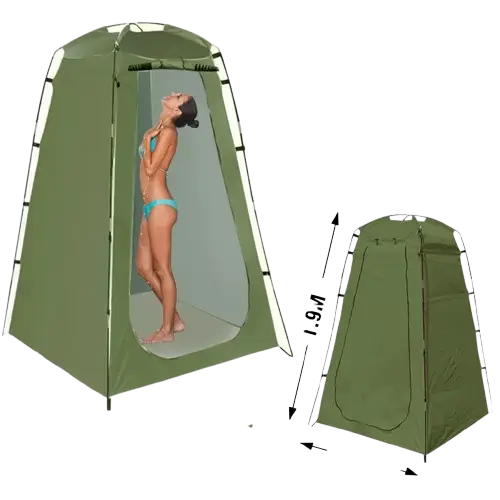 Portable Waterproof Shower & Changing Tent (available in Green & Orange) - SS