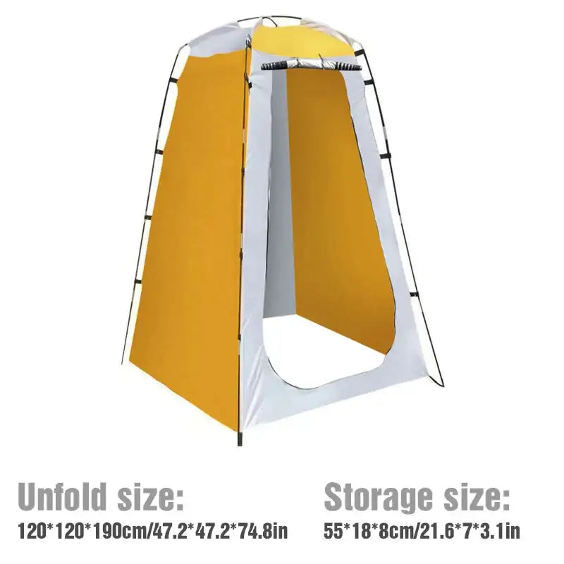 Portable Waterproof Shower & Changing Tent (available in Green & Orange) - Orange / Shower Tent - SS