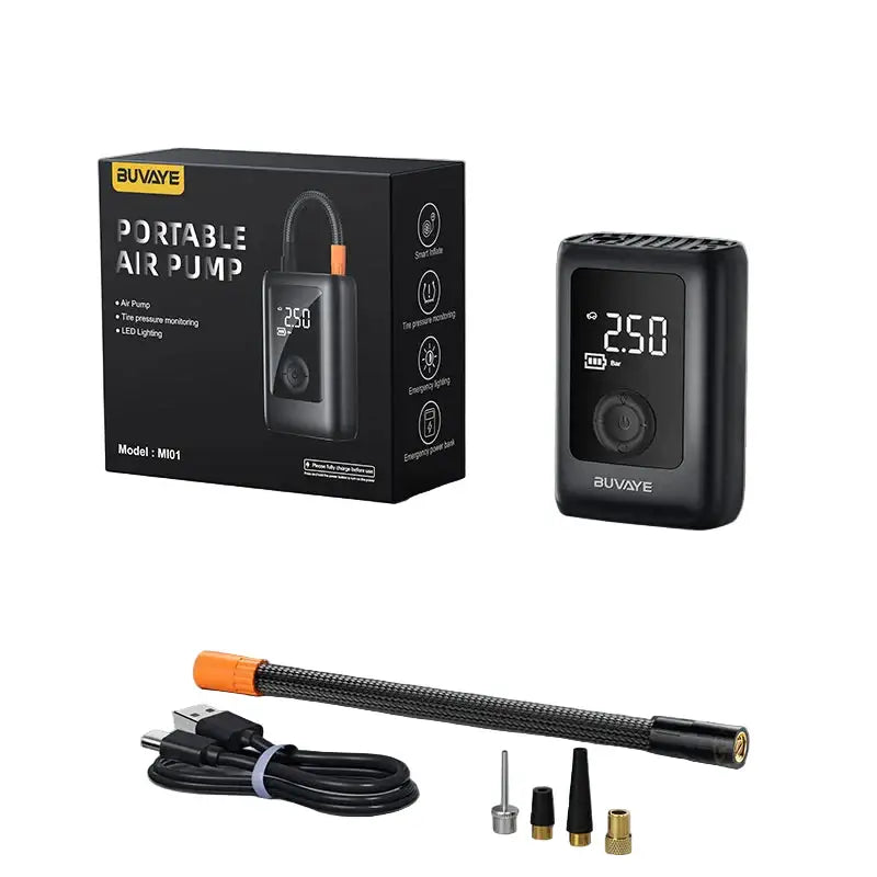 Portable Wireless Air Compressor For Tyre Inflation - HBC