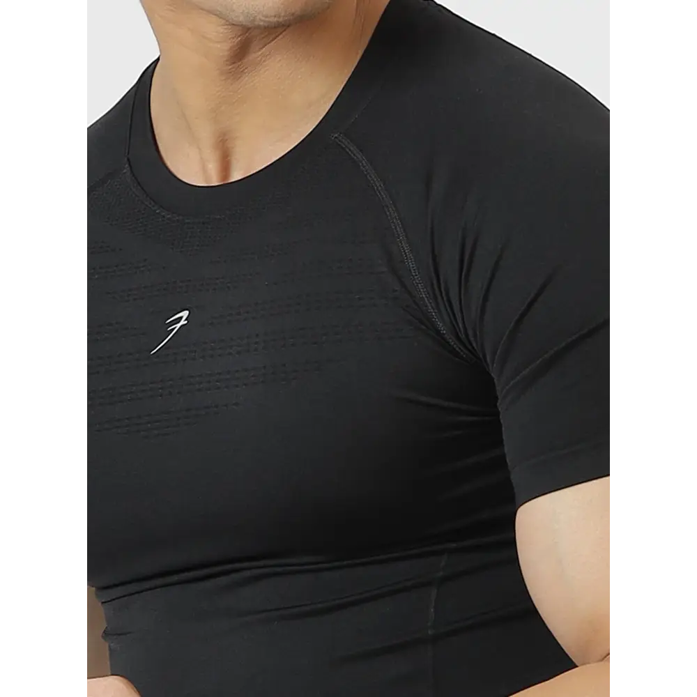 Power Seamless T-shirt Black - Tshirts