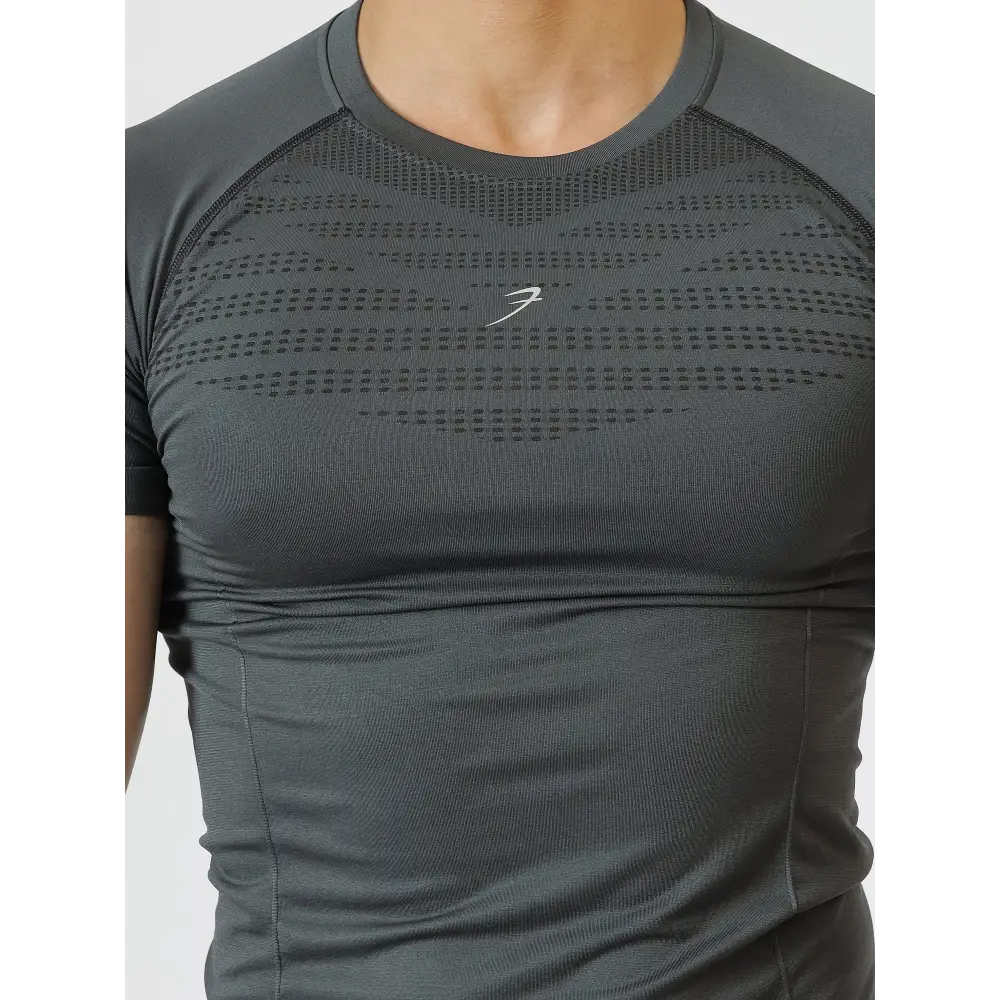 Power Seamless T-shirt Grey - Tshirts
