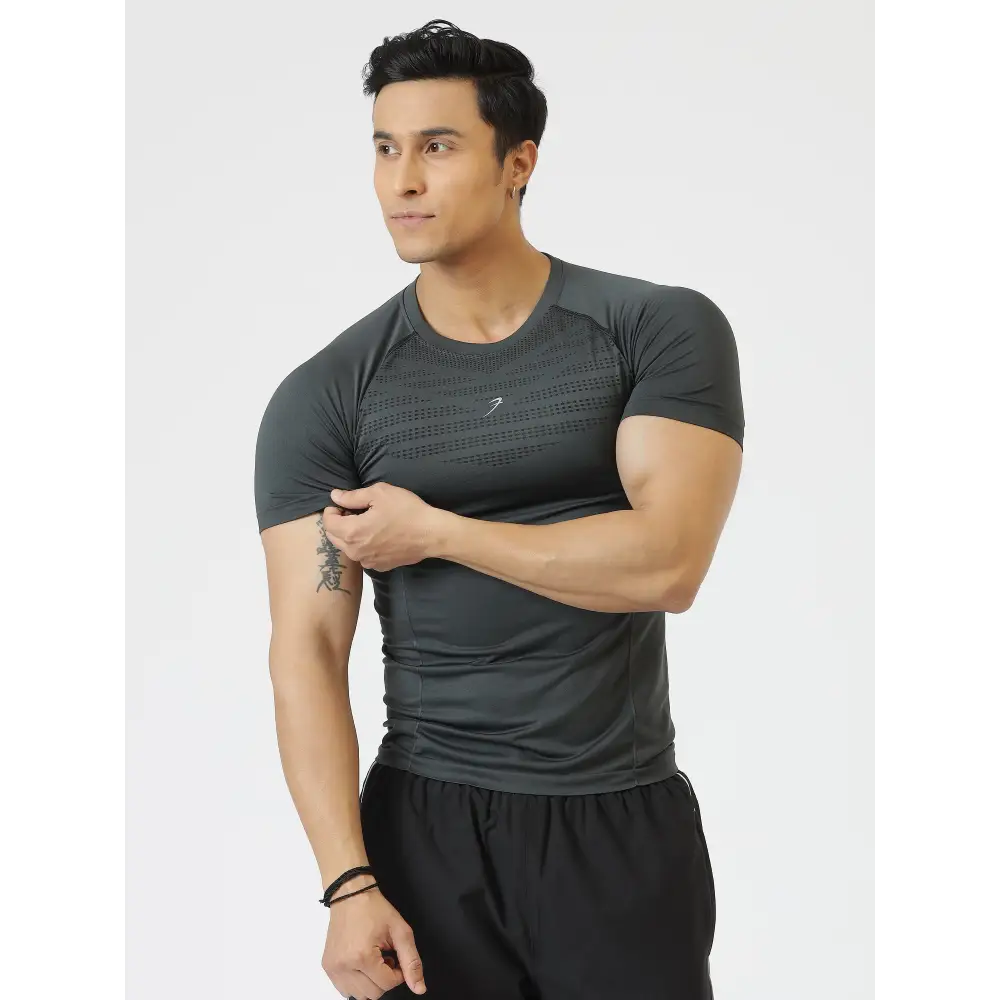 Power Seamless T-shirt Grey - Tshirts