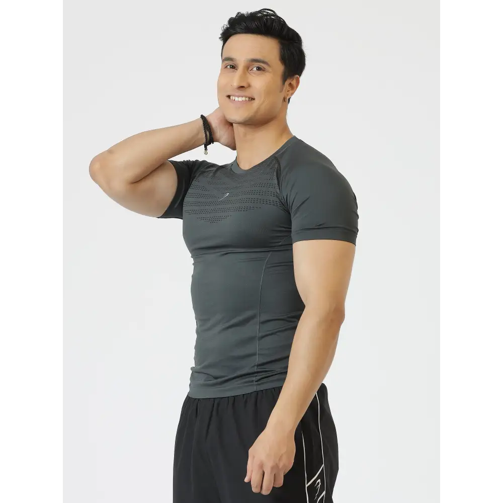 Power Seamless T-shirt Grey - Tshirts