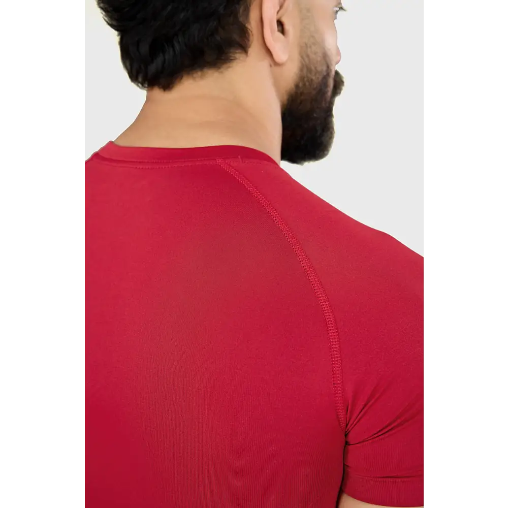 Power Seamless T-shirt Red/ Fuaark - Tshirts