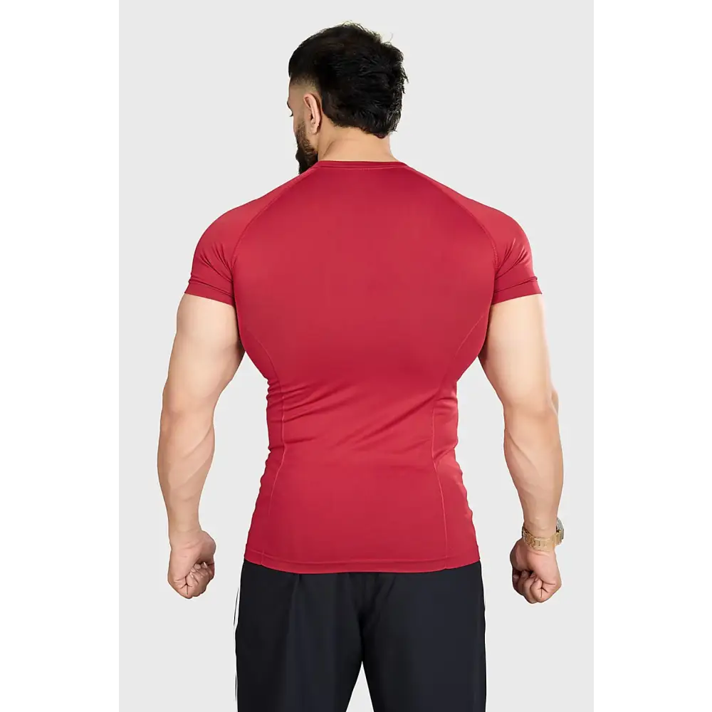 Power Seamless T-shirt Red/ Fuaark - Tshirts