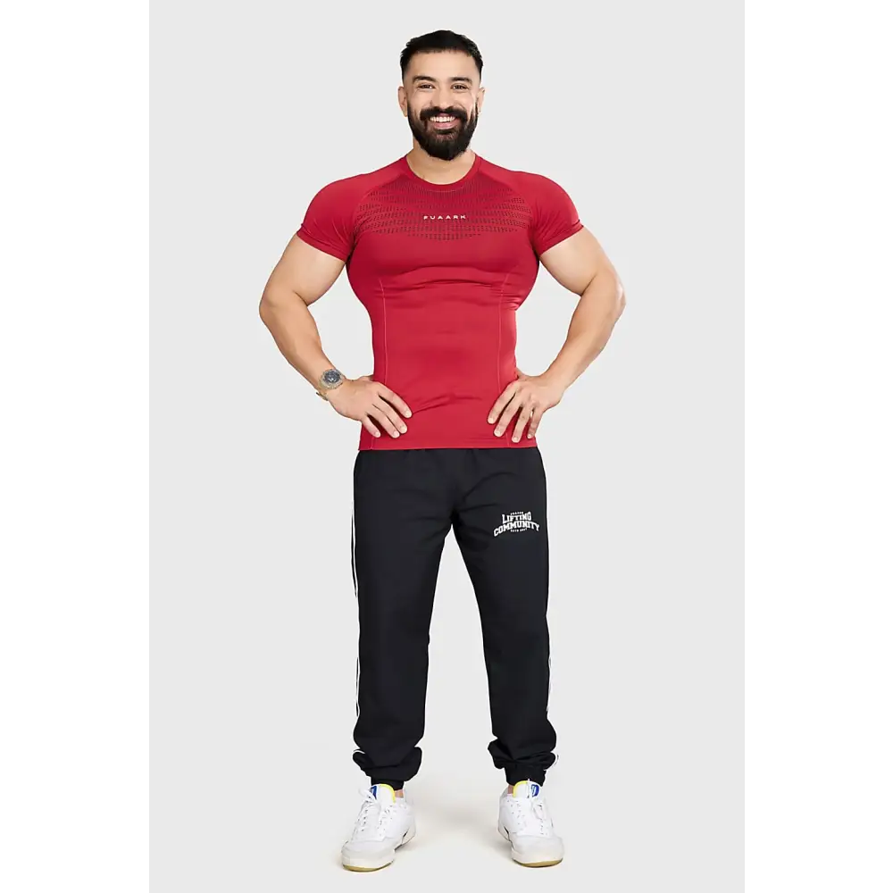Power Seamless T-shirt Red/ Fuaark - Tshirts