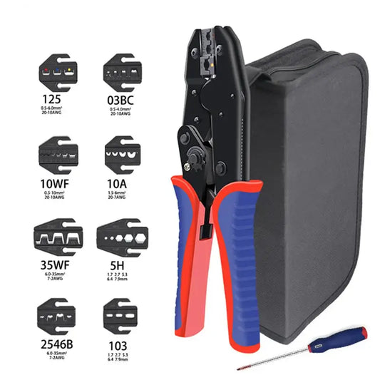 Pre-Insulated Terminal Crimping Pliers Kit (different models available) - HBC