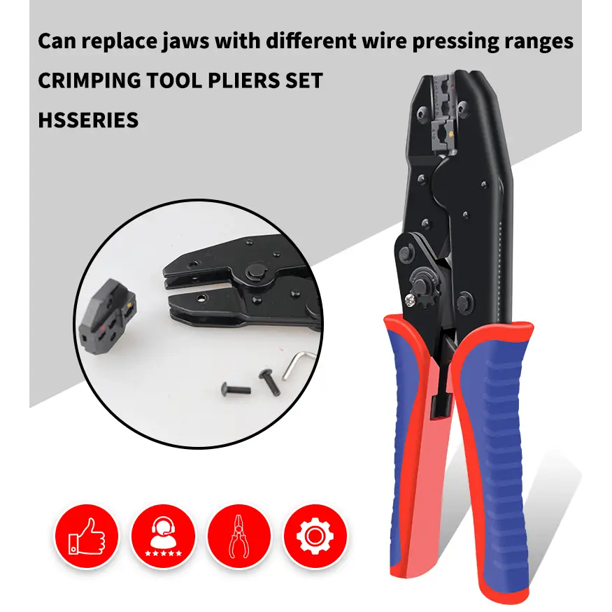 Pre-Insulated Terminal Crimping Pliers Kit (different models available) - HBC
