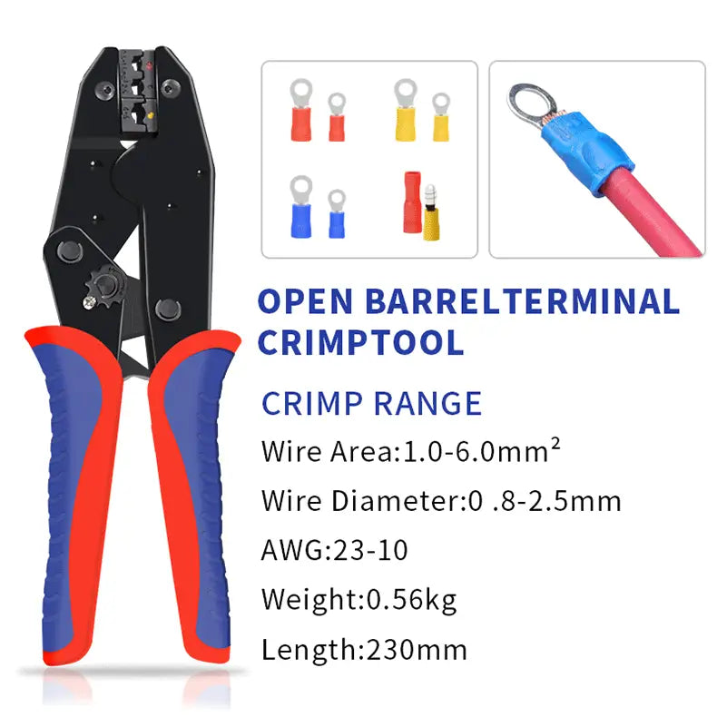 Pre-Insulated Terminal Crimping Pliers Kit (different models available) - HBC