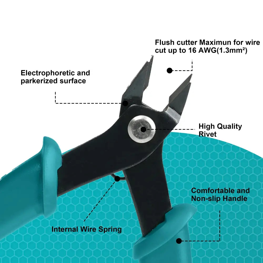 Precision Micro Wire Cutter & Side Cutting Pliers (available in 1pc and 2pcs) - HBC