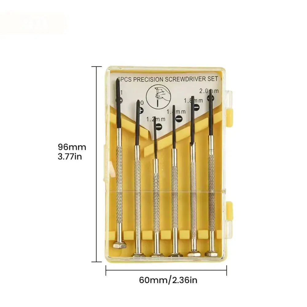 Precision Screwdriver Set (6Pcs) (2 types of sets available) - HBC