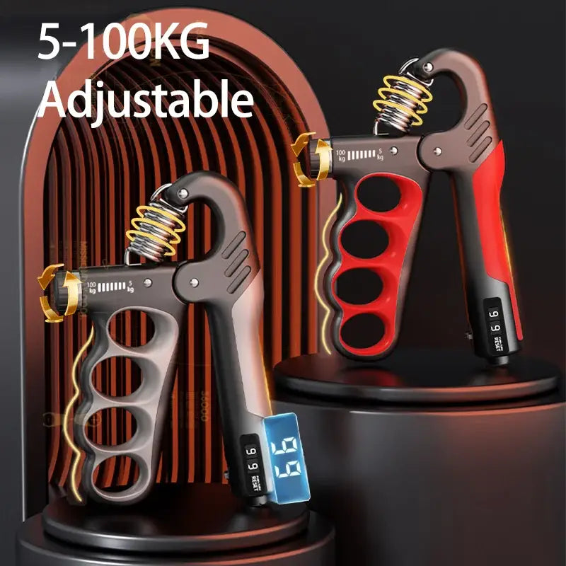 Premium Adjustable Grip Strengthener for Hand and Wrist - Enhance Muscle Recovery with 5-150Kg Resistance Levels