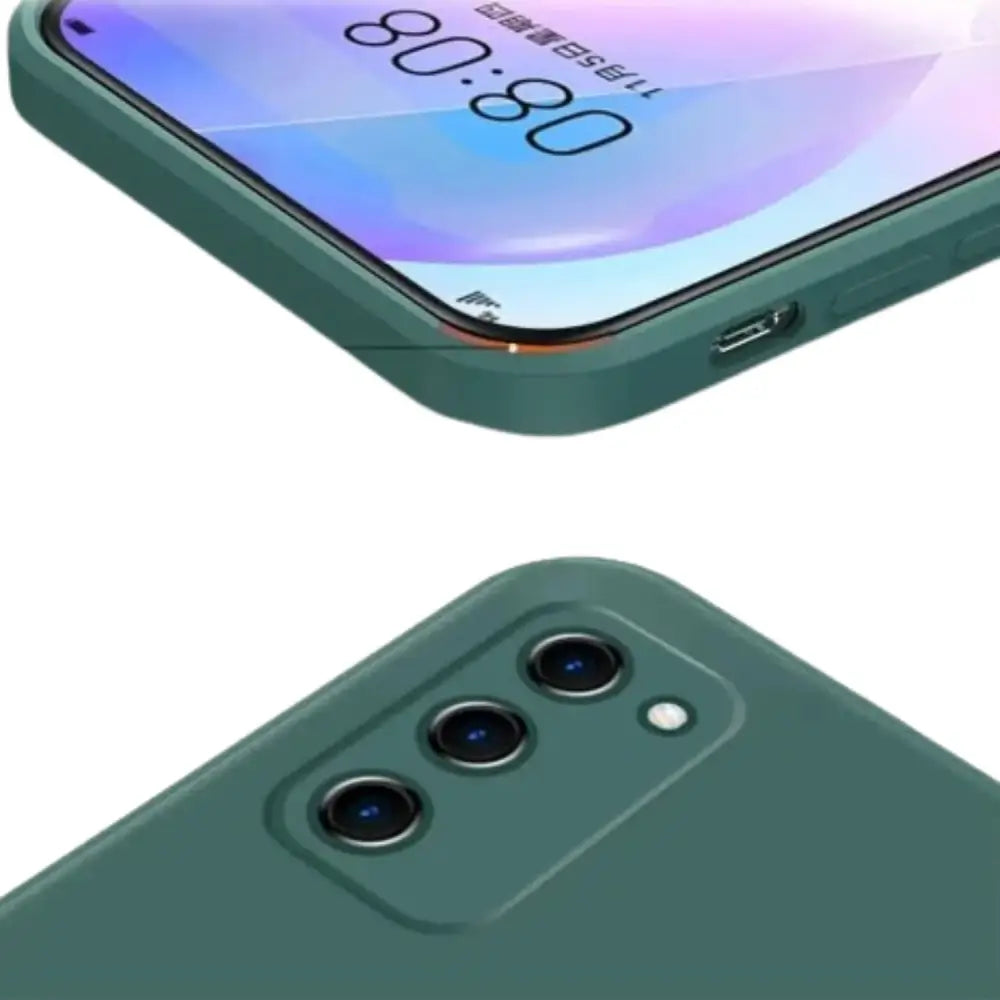 Premium Liquid Silicone Case for Samsung Galaxy A & S Series (Dark Green) - 9eight5