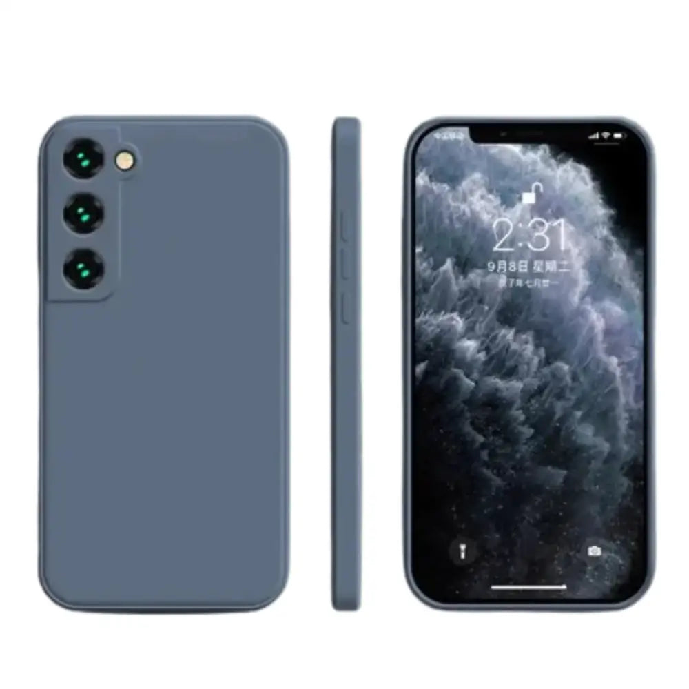 Premium Silicone Case for Samsung Galaxy A & S Series (Gray) - 9eight5