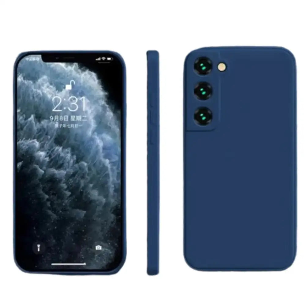 Premium Silicone Case for Samsung Galaxy A & S Series (Navy) - 9eight5