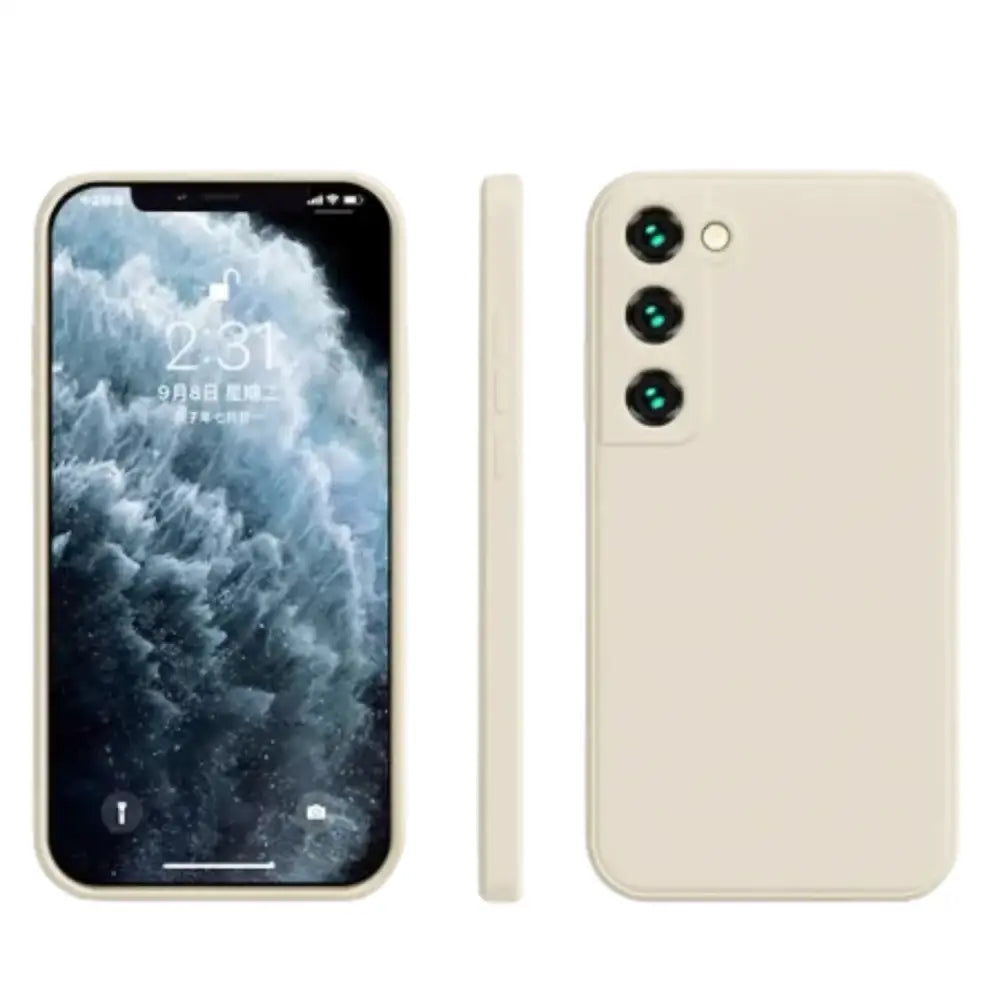 Premium Silicone Case for Samsung Galaxy A & S Series (New White) - 9eight5