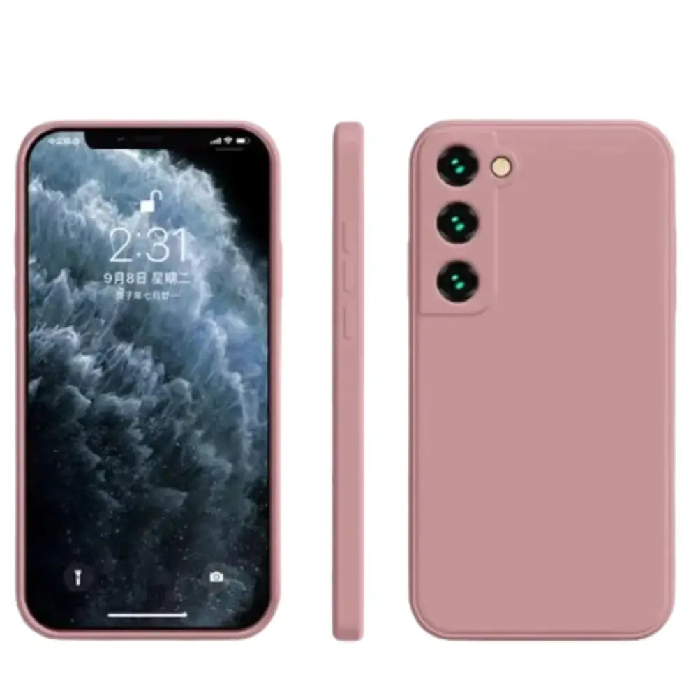 Premium Silicone Case for Samsung Galaxy A & S Series (Pink) - 9eight5