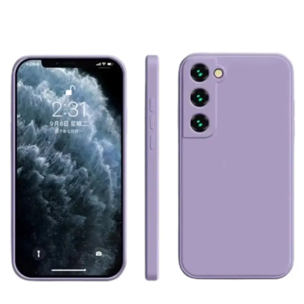 Premium Silicone Case for Samsung Galaxy A & S Series (Purple) - 9eight5