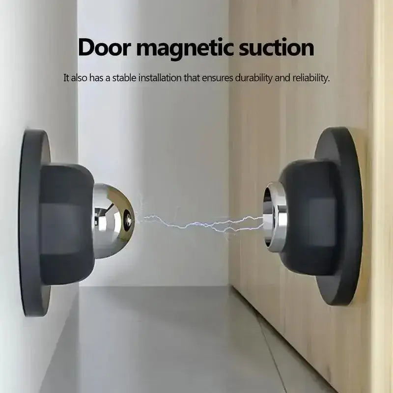 Premium Silicone Magnetic Door Stopper with Silent Operation and Anti-Collision Design for Home and Hospitality